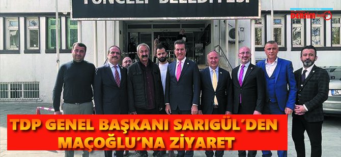 TDP Genel Başkanı Sarıgül’den Maçoğlu’na ziyaret