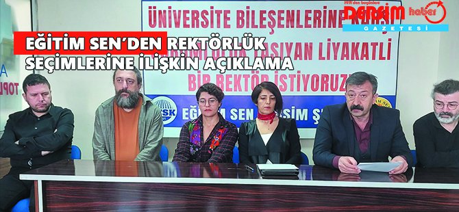 Eğitim Sen’den Rektörlük seçimlerine ilişkin açıklama