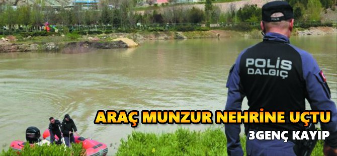 Araç Munzur Nehrine uçtu:3 genç kayıp