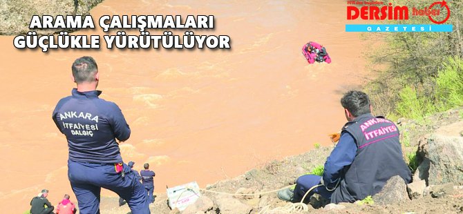 3 genci arama çalışmaları güçlükle yürütülüyor