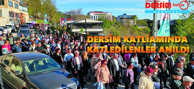 Dersim katliamının 86’ncı yılında, katledilenler anıldı