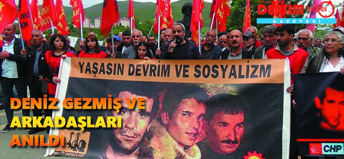 Dersim’de Deniz Gezmiş ve arkadaşları anıldı