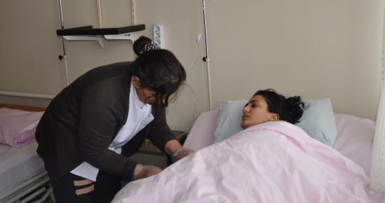 Ovacık ilçesinde Aracın Üstüne Çığ Düştü