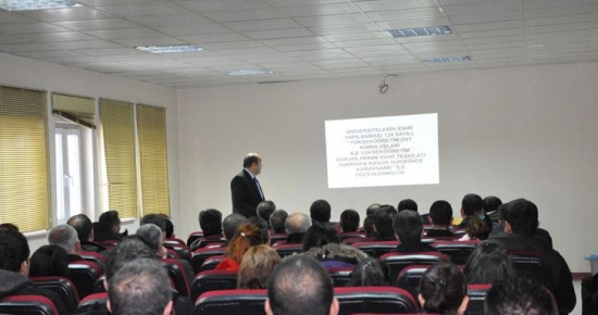 Tunceli Üniversitesinde Hizmet İçi Eğitim