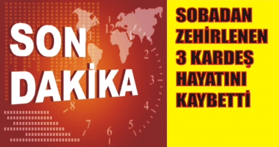 Çemişgezek'te Sobadan Zehirlenen 3 Kardeş Hayatını Kaybetti