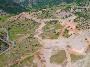 Cevizlidere Barajı’nda çalışmalar sürüyor