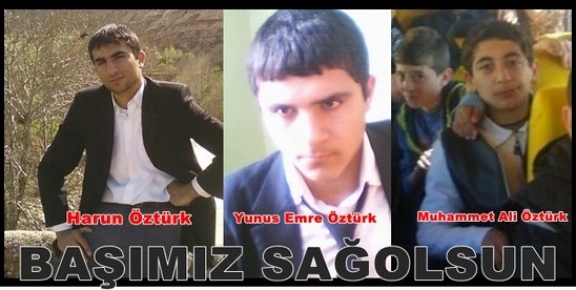 Tunceli'de 3 kardeş toprağa verildi