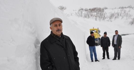Tunceli'de Karla Mücadele Çalışmaları Devam Ediyor