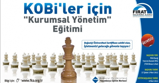Kobi Yöneticilik Sertifika Programı Başvurusu 2 Mart'ta Son