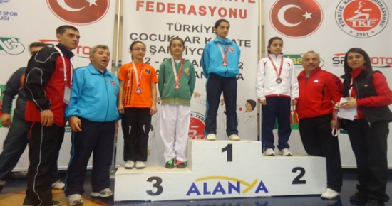 Karatede Türkiye Üçüncülüğü