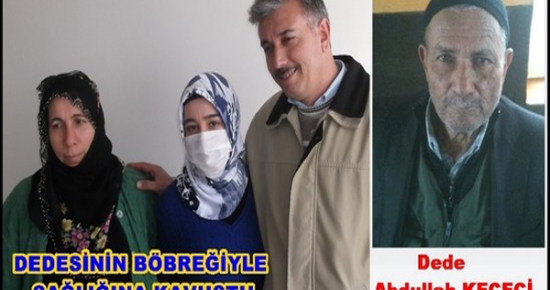 Çemişgezek’te Fedakar Dede, Torununa Böbreğini Verdi