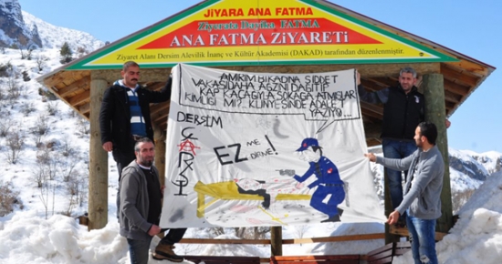 Dersim Çarşı’dan Pankartlı Kutlama