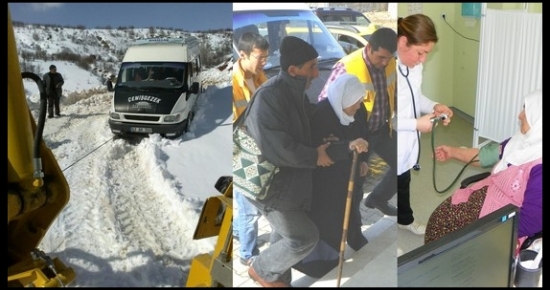 Gülbahçe’den Hastaneye Güçlükle Ulaştırıldı