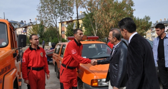 Vali Güner, İl Afeti ziyaret etti