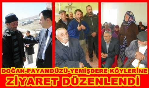 Çemişgezek’te Köy Ziyaretleri devam ediyor