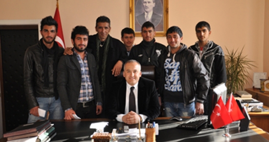 Kaymakamlık kayak yarışması yapıldı