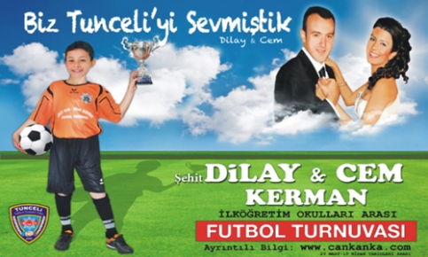 Şehit Dilay-Cem Kerman anısına futbol turnuvası düzenlenecek