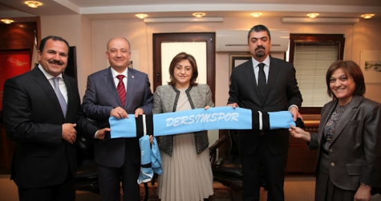 Rektör Boztuğ ve Kulüp Başkanı Güntaş’tan Bakan’a Ziyaret