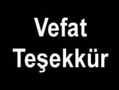TEŞEKKÜR