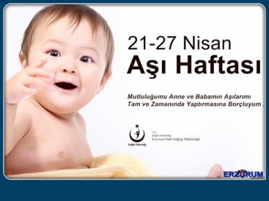 Halk Sağlığı Müdürlüğünden Aşı Haftası Açıklaması