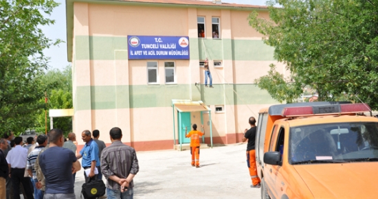 Tunceli’de Temel Afet Bilinci