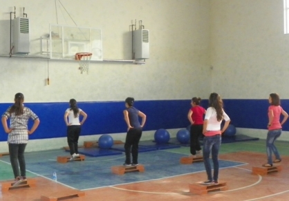 Çemişgezek’te pilates ve step kursu açıldı