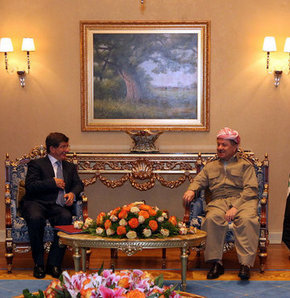 Barzani mesajı aldı