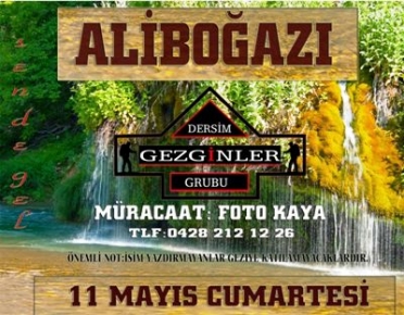 Ali Boğazı'na Gezi Düzenlenecek