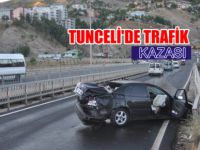 Tunceli'deki Trafik Kazası Mobese Kamerasında
