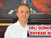 Vali Güner’den Bayram Mesajı