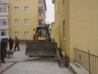 Hozat’ta kilitli parke çalışması