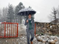 Ovacık’ta kar yağışı