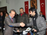 Vali Güner, Medya Mensuplarına Teşekkür Belgesi Verdi