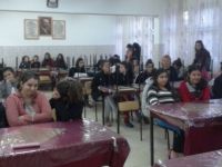 Halk Sağlığı Müdürlüğünden öğrencilere beslenme eğitimi