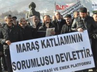 Tunceli’de Maraş tepkisi