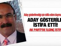 Hükümete kızdı, Ak Parti’den istifa etti