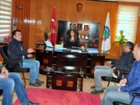 Dersim Spor Yönetim Kurulu üyeleri Belediye Başkanı Şahin’i ziyaret etti