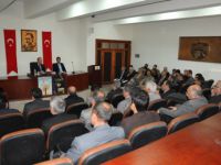 Tunceli Valiliğinde seçim toplantısı
