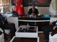 Kaymakamlardan Gıda Müdürüne nezaket ziyareti