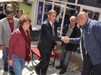 Belediye Eş başkanları Esnafları Gezerek teşekkür etti