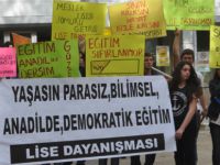 Lise Öğrencileri bilimsel ve demokratik eğitim için yürüdü