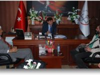 Gazeteciler’den Milli Eğitim Müdürüne ziyaret