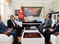 Vali Kaymak, incelemelerde bulundu