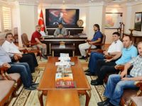Botaş Yetkilileri, Tunceli Valisi Kaymak'ı ziyaret etti