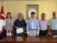 Kaymakam Arslan’dan personele başarı belgesi