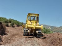 Hastaneye Yeni Yol Çalışması Sürüyor