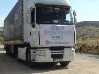 Maltepe Belediyesinden Hozat Belediyesine Malzeme Yardımı