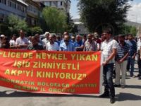 Tunceli'de Lice için yol kapatma eylemi