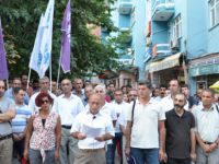 KESK, Asansör faciasını ve torba yasasını protesto etti