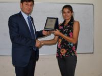 TEOG ve LYS sınavında derece yapan Öğrencilere plaket verildi